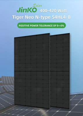 400W 405W 410W 415W ジンコ PV モジュール タイガー ネオ N型 モノクリスタルフルブラック